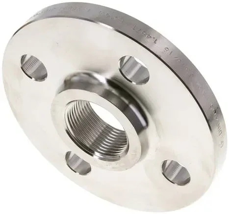 Bride filetée DN32-PN16 (DIN), Rp 1-1/4″, DIN 2566, 1.4571