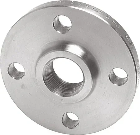 Bride filetée DN80-PN6 (DIN/EN), Rp 3″, DIN 2565 & EN 1092-1 (type 13), acier ve