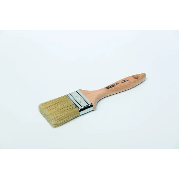 Brosse 3* plate épaisse n°20 pour peinture phases solvantées manche bois – ROULOR – 426820