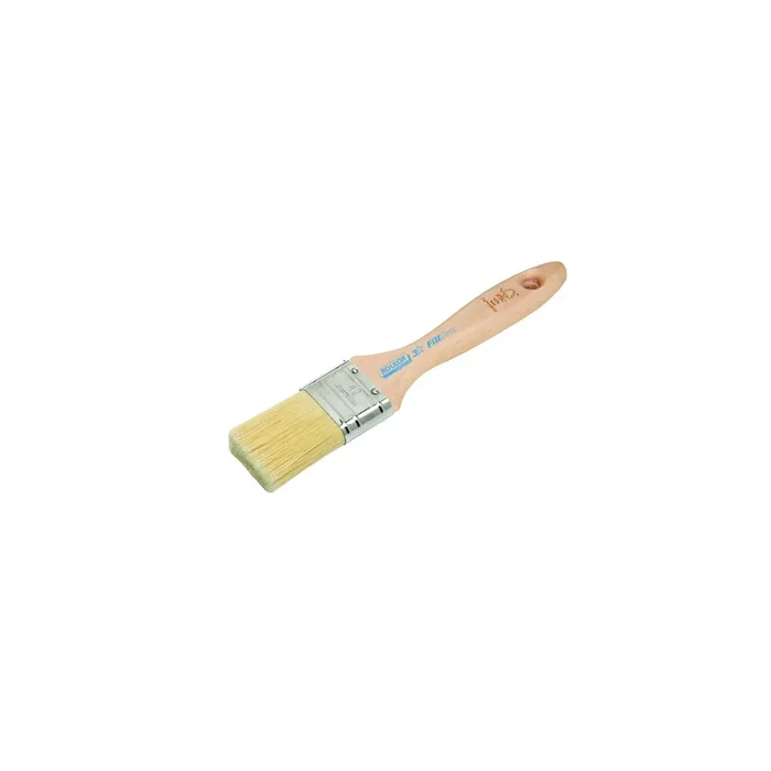 Brosse 3* plate épaisse n°30 pour peinture phases aqueuses manche bois – ROULOR – 425520