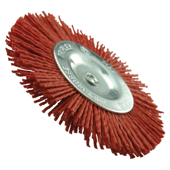 Brosse CIRCULAIRE | fil nylon rouge | décapage du bois [ Ø100 mm TIVOLY – XT20211000230