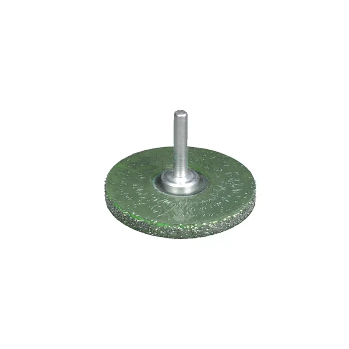 Brosse circulaire Osborn sur tige 6 mm – Diametre 63 mm – Acier ondule enrobe epaisseur 8 mm
