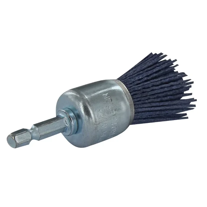 Brosse PINCEAU -Fil nylon bleu -Ponçage du bois (Blister) / Ø: 22 / TIVOLY – XT20222000787