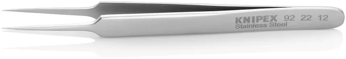 Brucelle de précision 105mm droite – Ultrafine – Acier inoxydable antimagnétique KNIPEX – 922212