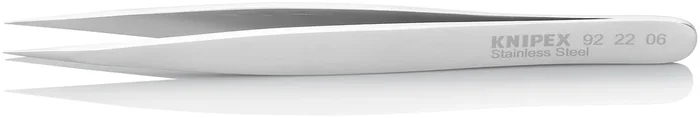 Brucelle de précision 120mm droite – Pointue – Acier inoxydable antimagnétique KNIPEX – 922206