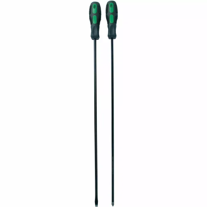 Brüder Mannesmann 11250 Jeu de tournevis 2 pièces – extra long
