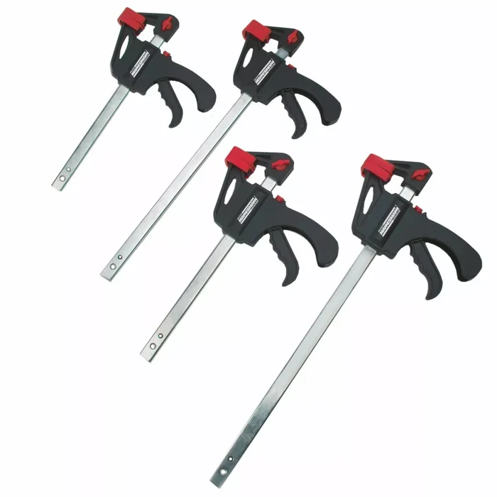 Brüder Mannesmann 90304 Jeu de 4 pinces à colle rapide – 150/300mm