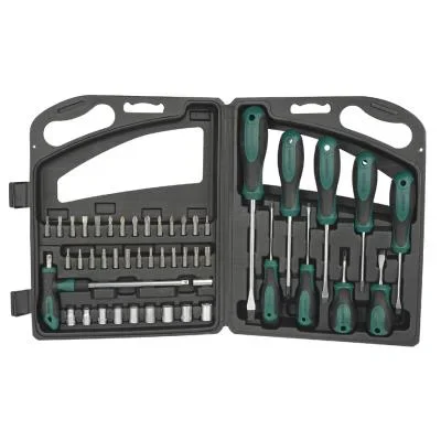 BRÜDER MANNESMANN Kit d’outils, 47 pièces, dans une malette
