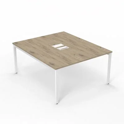 BUREAU ARIAL T DEP RECT L140XP165 EP25 PIED OBLONG ARCHE FX +2TR.SANS NOURRICE +GOULOTTE
