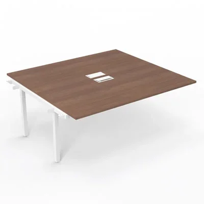 BUREAU ARIAL T SUI RECT L160XP165 EP25 PIED INTERMED.165 FX +2TR.SANS NOURRICE +GOULOTTE