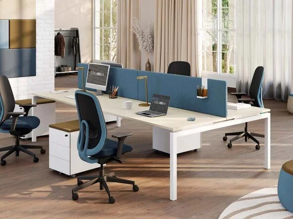 Bureau bench 4 personnes Téos – Columbia