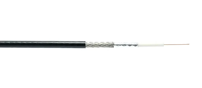 Câble coaxial SDI Belden 1855A, Mini RG59, 304.8m, Noir