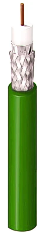 Câble coaxial SDI Belden 1855ECH, Mini RG59, 500m, Vert