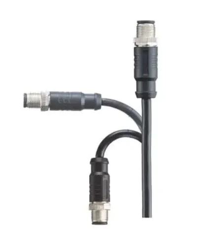 Câble d’actionneur Amphenol Industrial, M12 Mâle, 5m