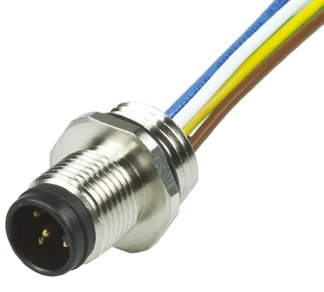 Câble d&rsquo;actionneur Brad from Molex 4 conducteurs , M12 Mâle pré-câblé, 300mm
