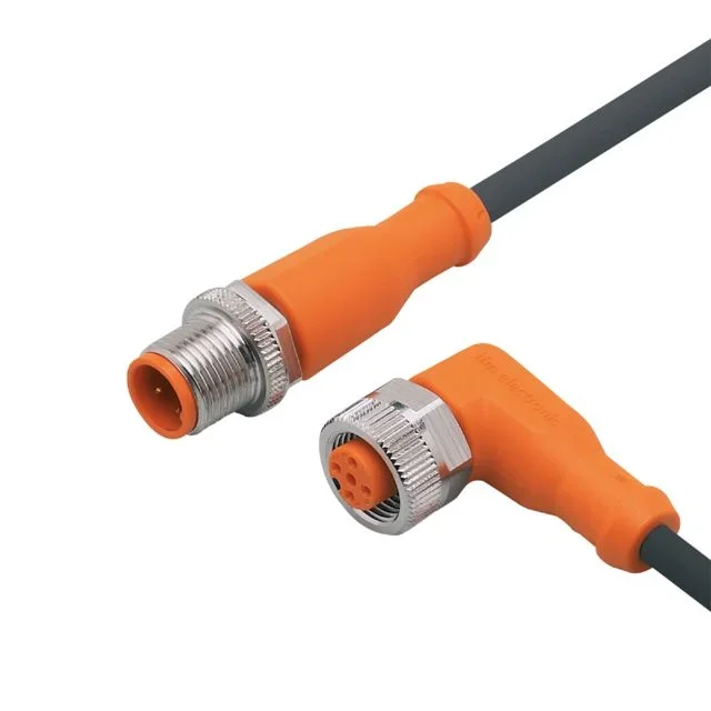 Câble d’actionneur ifm electronic 4 conducteurs , M12 Mâle vers M12 Femelle, 1m