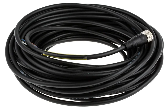 Câble d’actionneur Molex 4 conducteurs , M12 Femelle pré-câblé, 15m