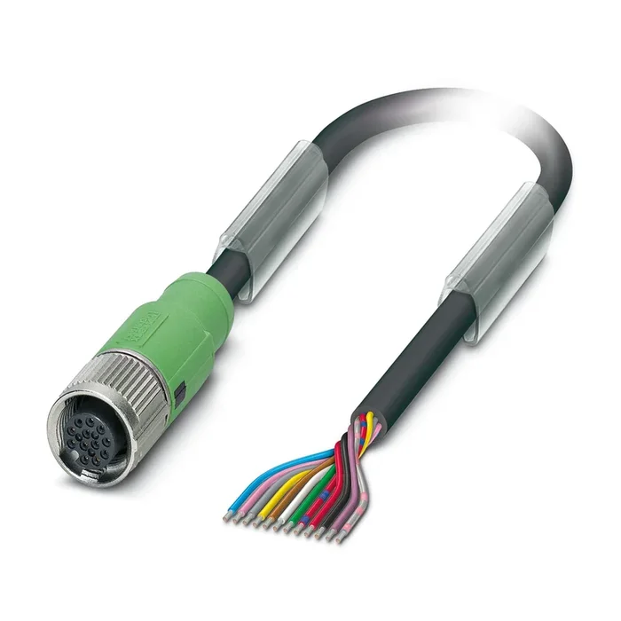 Câble d&rsquo;actionneur Phoenix Contact 12 conducteurs , M12 Femelle, 3m