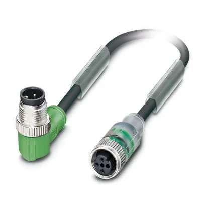 Câble d&rsquo;actionneur Phoenix Contact 4 conducteurs , M12 Femelle vers M12 Mâle, 4m