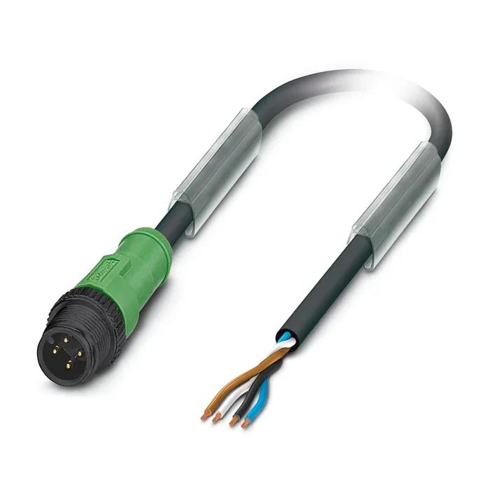 Câble d&rsquo;actionneur Phoenix Contact 4 conducteurs , M12 Mâle, 5m