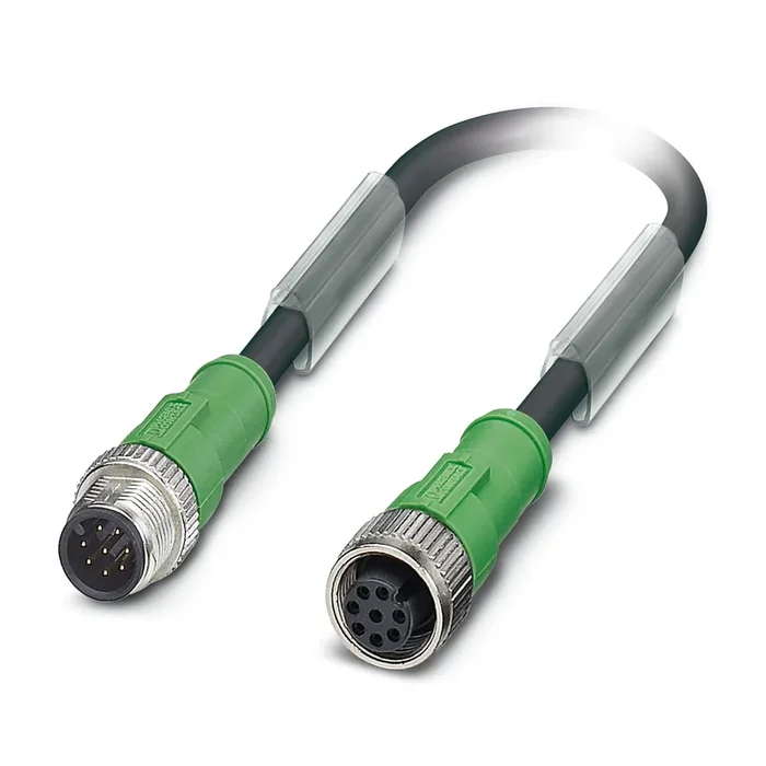Câble d&rsquo;actionneur Phoenix Contact 8 conducteurs , M12 Mâle vers M12 Femelle, 3m