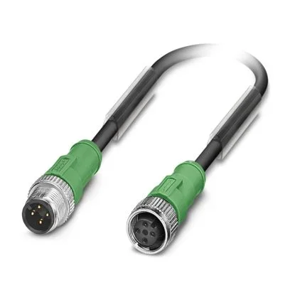 Câble d&rsquo;actionneur Phoenix Contact, M12 Femelle vers M12 Femelle, 1m