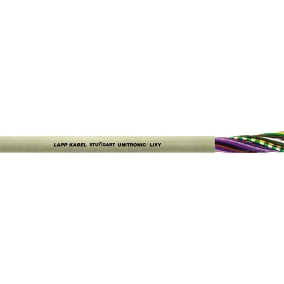Câble de données Lapp UNITRONIC, 4G 0,34 mm2, 22, gaine en Chlorure de polyvinyle PVC, Gris, 100m