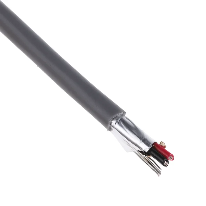 Câble de données RS PRO, 1 paire , 2x 0,35 mm², 22 AWG, Blindé, 100m