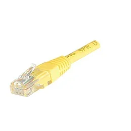 Câble de réseau jaune 1 m cat5e u/utp (utp)