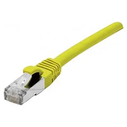 Câble de réseau jaune 7,5 m cat6a s/ftp (s-stp)