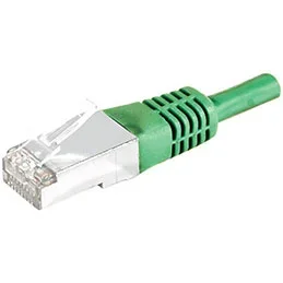 Câble de réseau vert 5 m cat6a s/ftp (s-stp)