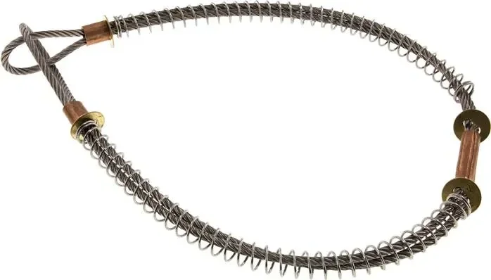 Câble de sécurité pour tuyau 35 – 75 mm, longueur 90 cm, acier inoxydable