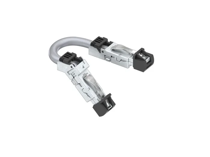Câble Ethernet Amphenol Communications Solutions catégorie 6a, Noir, Longueur 500mm Thermoplastique, , avec connecteur