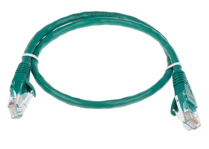 Câble Ethernet RS PRO catégorie 5e, U/UTP, Vert, Longueur 0.5m PVC, , avec connecteur