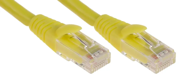 Câble Ethernet RS PRO catégorie 6, U/UTP, Jaune, Longueur 3m LSZH, , avec connecteur