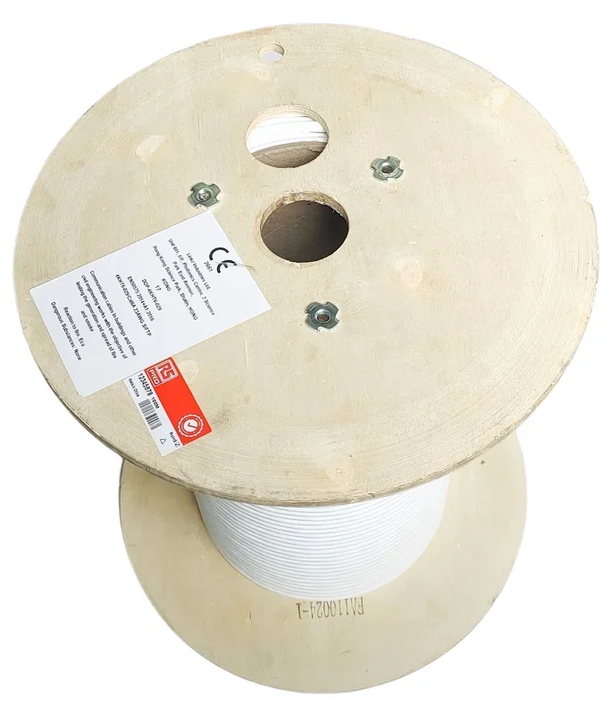 Câble Ethernet RS PRO catégorie 7, S/FTP, Blanc, Longueur 100m LSZH, Sans terminaison LSZH