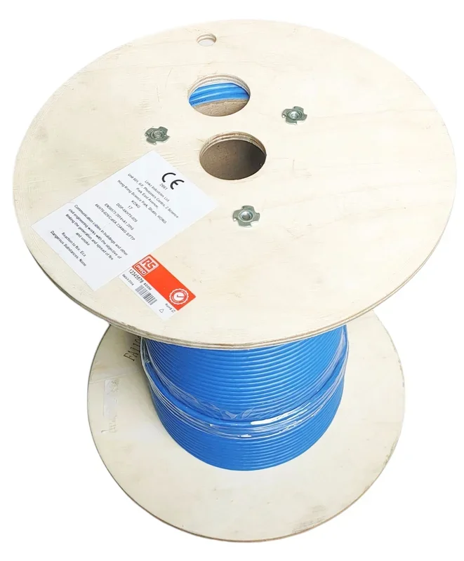 Câble Ethernet RS PRO catégorie 7, S/FTP, Bleu, Longueur 100m LSZH, Sans terminaison LSZH