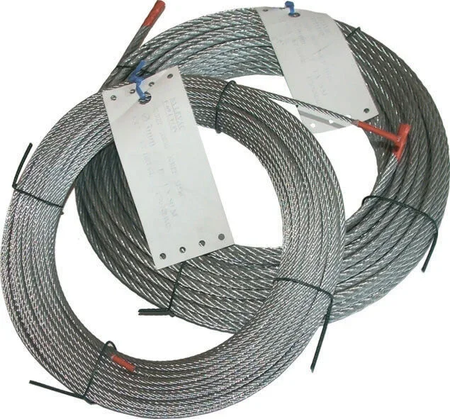 Câble galva d.2,5 mm 7×7 couronne de 100 m crm 438 kg LEVAC – 1032C100