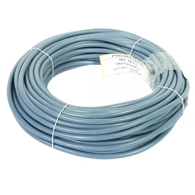 Câble gris souple 2×1,5mm²