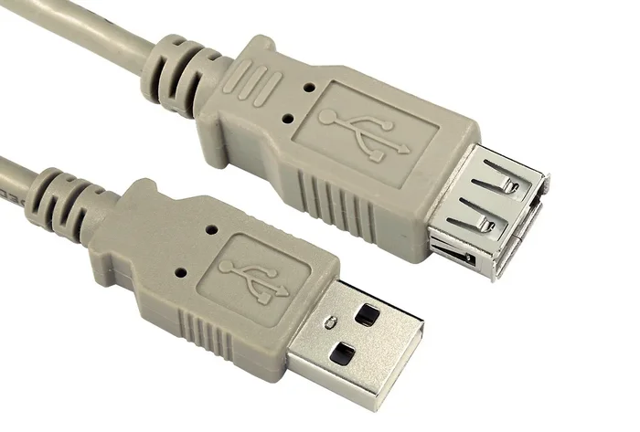 Câble USB RS PRO USB A vers USB A, 1m, Beige
