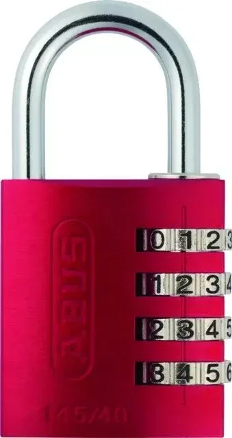 Cadenas a combinaison 145/40 rouge 48813