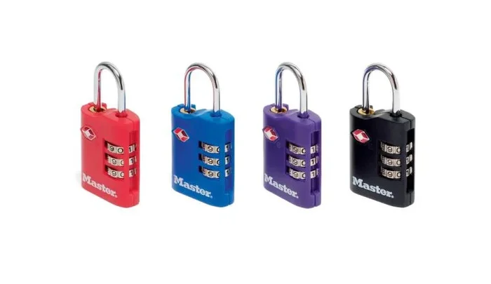 Cadenas pour bagage certifié TSA à combinaison x2