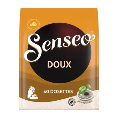 Café doux Senseo – sachet de 40 dosettes – paquet 40 unités