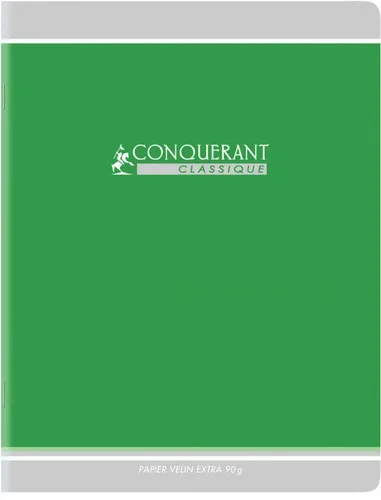 Cahier d’apprentissage cahier 32 pages, format 17 x 22 cm, réglure séyès 2,5 mm