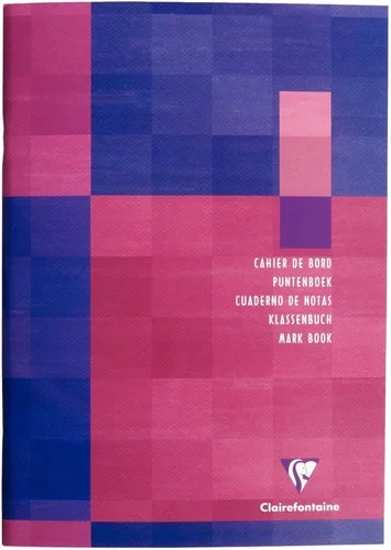 Cahier de bord de l’élève, réglure spéciale à colonnes,72 pages 21×29,7 cm
