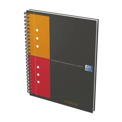 Cahier de bureau Notebook Oxford – A5+ – 160 pages perforées – 80 g – 5×5