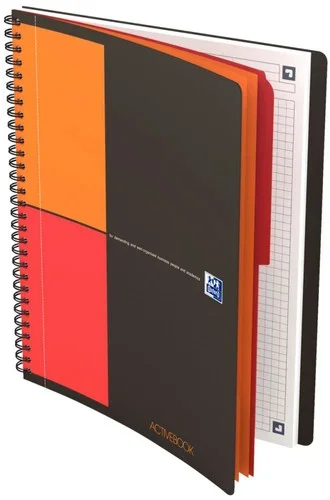 Cahier reliure intégrale ACTIVEBOOK SCRIBZEE tablette B5 quadrillé 5×5 160 pages