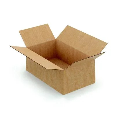 Caisse à montage instantané en carton simple cannelure brun – L.int. 20 x l.15 x h.10 cm – Lot de 20