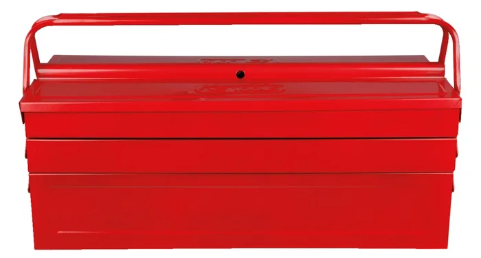 Caisse à outils métallique, 5 compartiments – 430 x 200 x 200 mm KS TOOLS – 999.0120