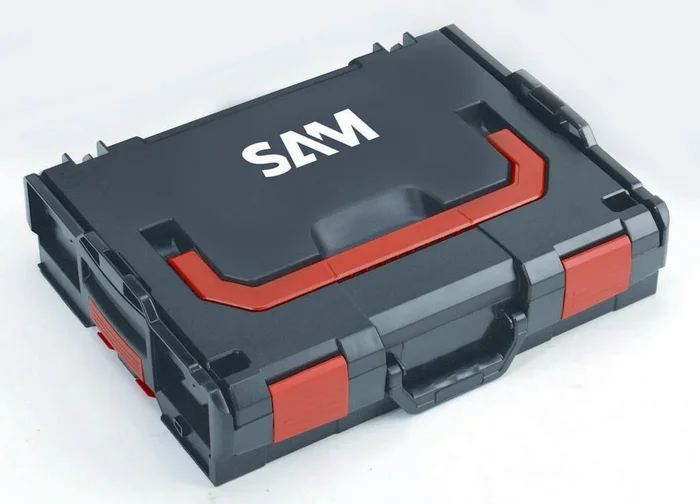 CAISSE DE RANGEMENT PLASTIQUE TRANSPORTABLE 117MM SAM OUTILLAGE – BOX3X